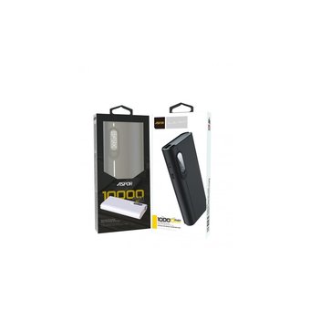  УЦ Аккумулятор внешний резервный Aspor A357 10000 mAh (IQ) черный ПУ 