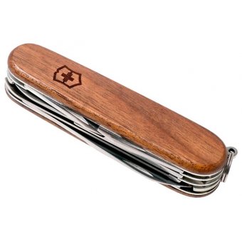  Нож перочинный Victorinox Huntsman Wood (1.3711.63) 91мм 13функций дерево карт.коробка 