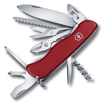  Нож перочинный Victorinox HERCULES (0.8543) 111мм 18функций красный 