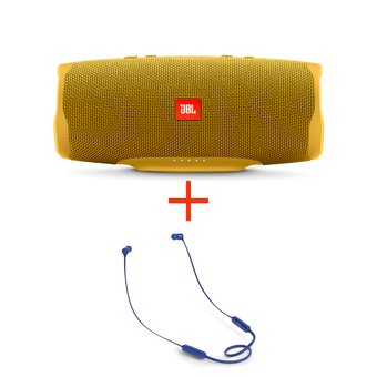  Портативная акустическая система JBL Charge 4, желтый +T110BTBLU 