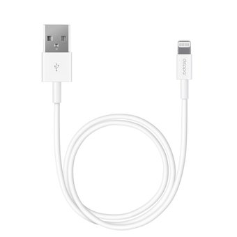  Дата-кабель Deppa USB-8-pin для Apple (72230) 3м, белый 