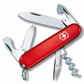  Нож перочинный Victorinox Tourist (0.3603) 84мм 12функций красный карт.коробка 
