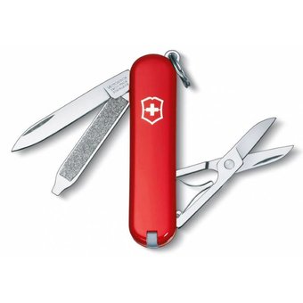  Нож перочинный Victorinox Classic (0.6223-012) 58мм 7функций красный подар.коробка 