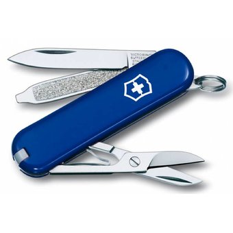  Нож перочинный Victorinox Classic (0.6223.2) 58мм 7функций синий 
