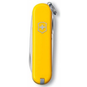  Нож перочинный Victorinox Classic (0.6223.8) 58мм 7функций желтый 