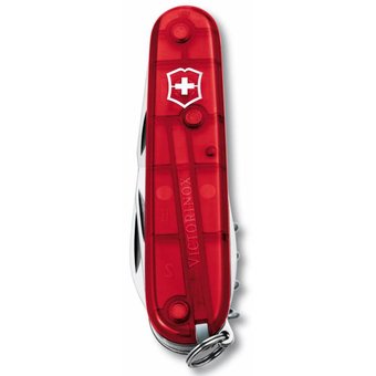  Нож перочинный Victorinox Spartan (1.3603.T) 91мм 12функций красный полупрозрачный карт.коробка 
