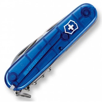  Нож перочинный Victorinox Spartan (1.3603.T2) 91мм 12функций синий полупрозрачный карт.коробка 