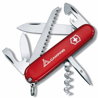  Нож перочинный Victorinox Camper Camping (1.3613.71) 91мм 13функций красный карт.коробка 
