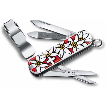  Нож перочинный Victorinox Nail Clip 580 (0.6463.840) 65мм 8функций белый подар.коробка 