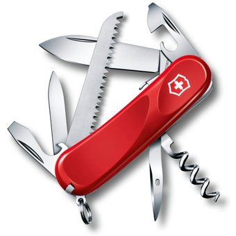  Нож перочинный Victorinox Evolution S13 (2.3813.SE) 85мм 14функций красный карт.коробка 