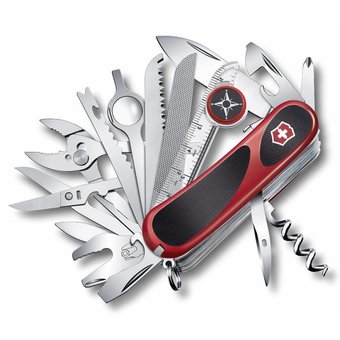  Нож перочинный Victorinox EvoGrip S54 (2.5393.SC) 85мм 31функций красный/черный карт.коробка 