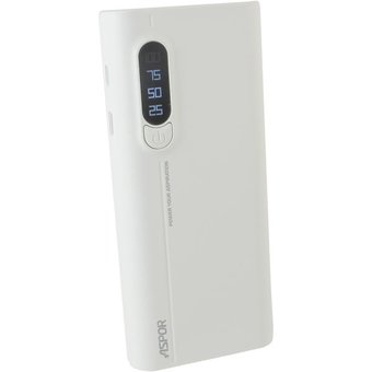 УЦ Аккумулятор внешний резервный Aspor A357 10000 mAh (IQ) белый ПУ 