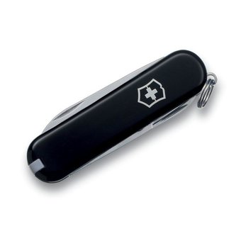  Нож перочинный Victorinox Classic (0.6223.3) 58мм 7функций черный 