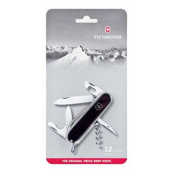  Нож перочинный Victorinox Tinker (1.4603.3R) 91мм 12функций черный подар.коробка 