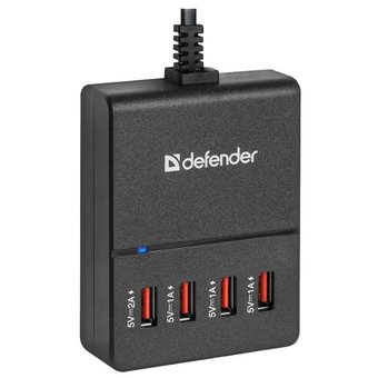  СЗУ Defender UPA-40 5V/5A 4USB 83537 