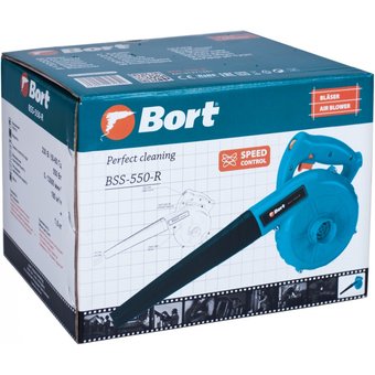  Воздуходувка Bort BSS-550-R синий 