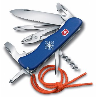  Нож перочинный Victorinox SKIPPER (0.8593.2W) 111мм 18функций синий 