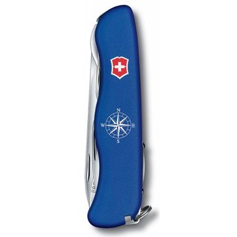  Нож перочинный Victorinox SKIPPER (0.8593.2W) 111мм 18функций синий 