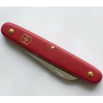  Нож перочинный Victorinox EcoLine Floral (3.9050) 100мм 1функций красный 