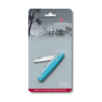  Нож перочинный Victorinox EcoLine Floral (3.9050.25B1) 100мм 1функций голубой блистер 