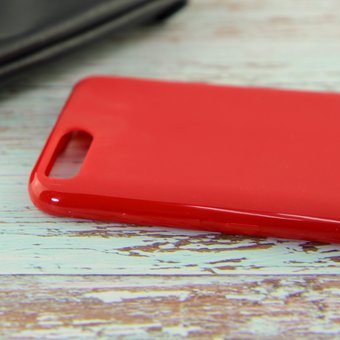  Силиконовая накладка Cherry для Xiaomi Mi-6 красный 