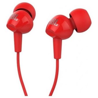 УЦ Наушники JBL C 100 SIU, красные (ПУ) 