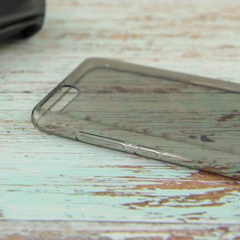  Силиконовая накладка для Xiaomi Mi6 Чёрный Прозрачный 