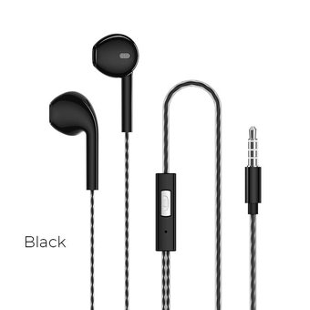  Наушники Borofone CM1 Spring universal earphones with mic, black 