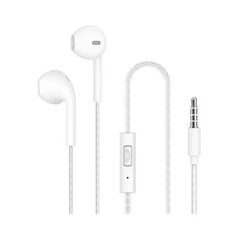  Наушники Borofone CM1 Spring universal earphones with mic, white 