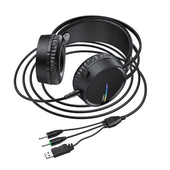  Наушники полноразмерные Hoco W100 Touring gaming 