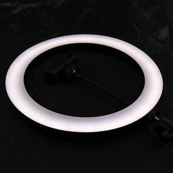  Кольцевая LED лампа (36см)+держатель для телефона+штатив(металл) 2.1м 