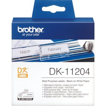  Картридж ленточный Brother DK11204 для Brother QL-570 