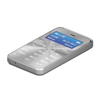  Мобильный телефон HIPER sPhone Vinyl Silver (C-01SLV) 