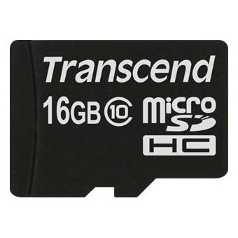  Карта памяти Transcend TS16GUSDC10 micro SDHC 16GB UHS-I Class 10 U1 без адаптера 