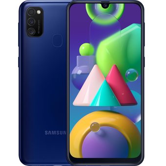  Смартфон Samsung Galaxy M21 2020 64Gb Blue (SM-M215FZBUSER) 