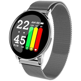  Смарт-часы Smarterra SmartLife UNO 1.3" TFT серебристый (SM-SLUNOW) 