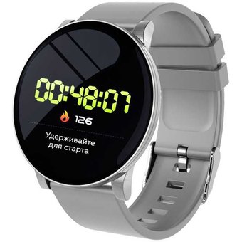  Смарт-часы Smarterra SmartLife UNO 1.3" TFT серебристый (SM-SLUNOW) 