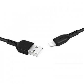  УЦ Дата-кабель HOCO X20 Flash lightning 3м (чёрный) (ПУ) 