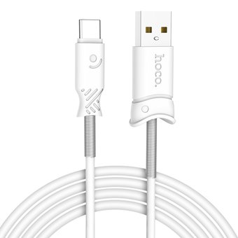  УЦ Дата-кабель HOCO X24 Type-C 1м (белый) (ПУ) 