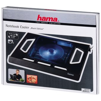  Подставка для ноутбука Hama Black Edition черный (00053070) 17.3"295x350x53мм 20дБ 1x 140ммFAN 454г пластик 