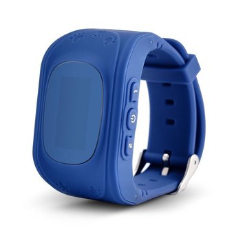  Детские часы телефон с gps трекером Smart baby watch Q50 тёмно синий 