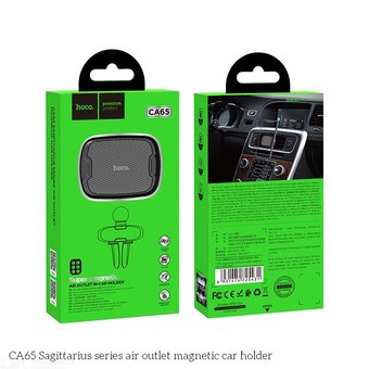  Автомобильный держатель HOCO CA65 Sagittarius series air outlet magnetic, black 