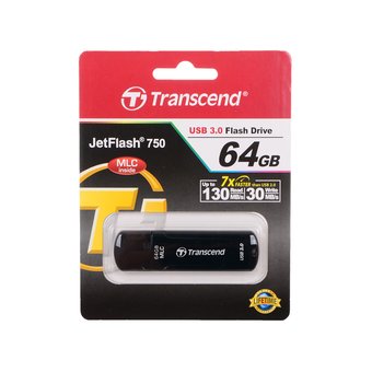  Flash Drive 64GB USB 3.1 gen.1 Transcend JetFlash 750, MLC TS64GJF750K 
