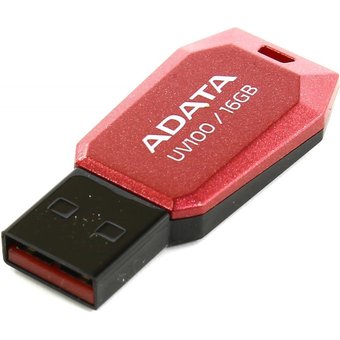  USB-флешка A-DATA UV100 16GB USB 2.0, Красный (AUV100-16G-RRD) 
