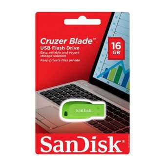  USB-флешка SanDisk CZ50 Cruzer Blade 16GB USB 2.0, Green (SDCZ50C-016G-B35GE) 