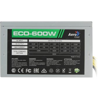  Блок питания Aerocool ECO-600W 