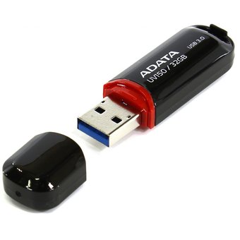  USB-флешка 32Gb ADATA  UV150 AUV150-32G-RBK USB3.0, Black 