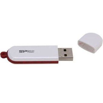  USB-флешка 32G USB 2.0 Silicon Power LuxMini 320 White (SP032GBUF2320V1W) 