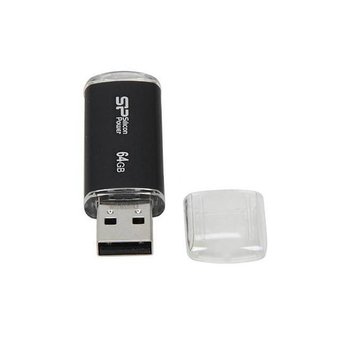  USB-флешка 64G USB 2.0 Silicon Power Ultima II Black (SP064GBUF2M01V1K) 