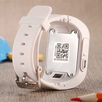  Детские часы телефон с gps трекером Smart baby watch Q50 белые 
